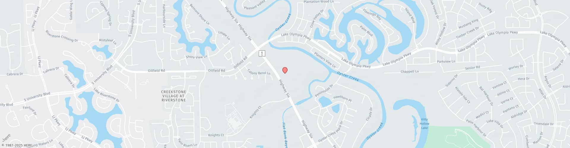 Location Map: 7435 South Highway 6 Missouri City, TX 77459